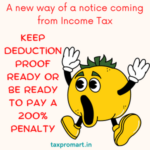 new way of notice coming from Income Tax